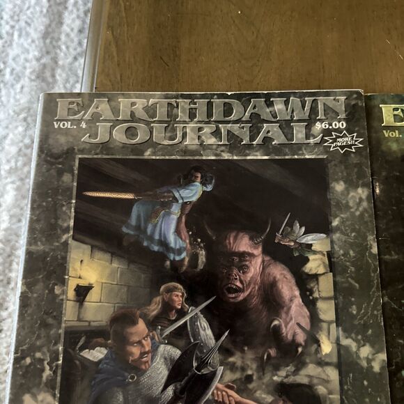 Earthdawn RPG, by FASA. Journal Volumes 4 & 5 Good or Better - Picture 2 of 5